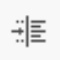 Increase Indent icon
